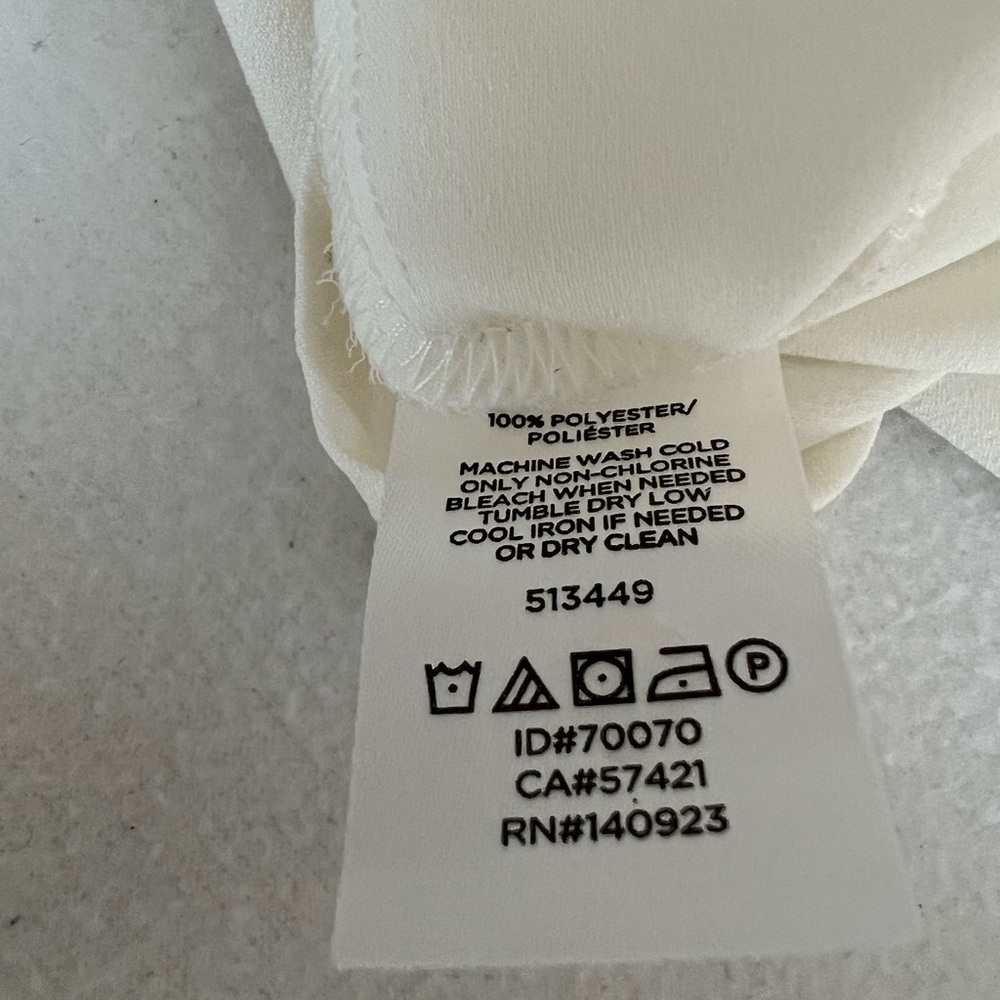 Loft Outlet Button Down White Blouse - image 7